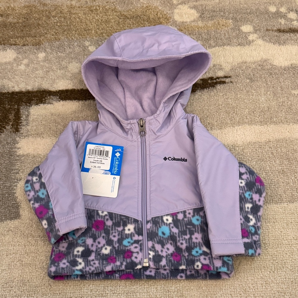 Columbia Soft Lavender Baby Jacket